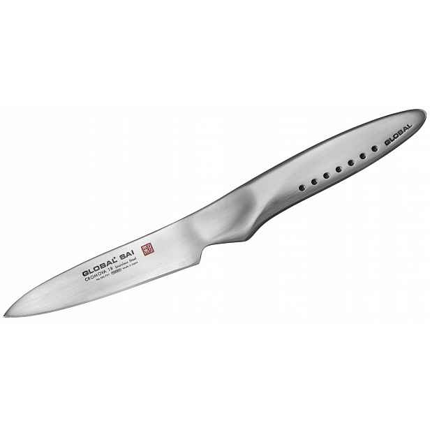 Global SAI-F01 nůž na loupání 9 cm Cromova 18 kovaný Japonsko