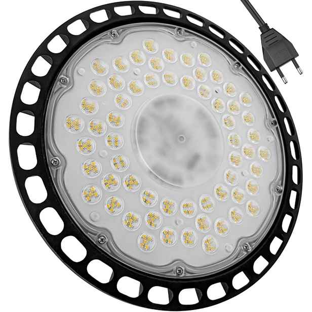 Hermetická Led průmyslová závěsná lampa Ufo IP65 HighBay 20000lm 200W