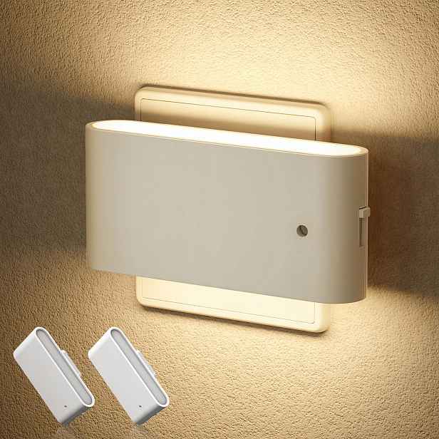 JandCase vnitřní nástěnná lampa, 2-dílná sada