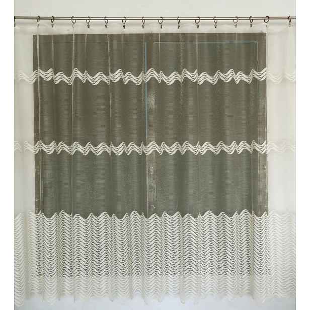 Mg Záclona Blesk 630/11 Ecru 350x160 cm Hotová S Páskou M