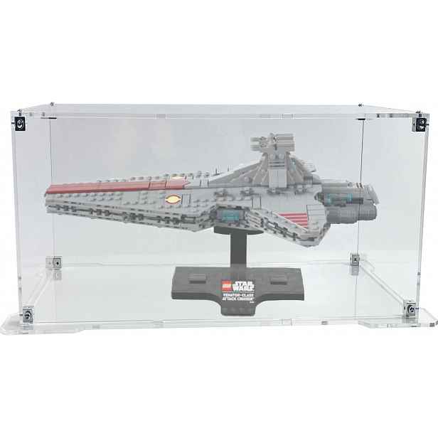 Vitrína s podstavcem pro Lego 75441 Star Wars Útočný křižník typu Venator