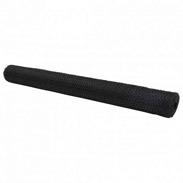 vidaXL Hexagonální oplocení 1,2 x 50 m PVC Šedá