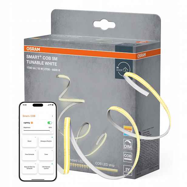 Led pásek Pásek 5m 18W 1700lm Cct stmívatelný WiFi Smart+ Flex Strips Osram
