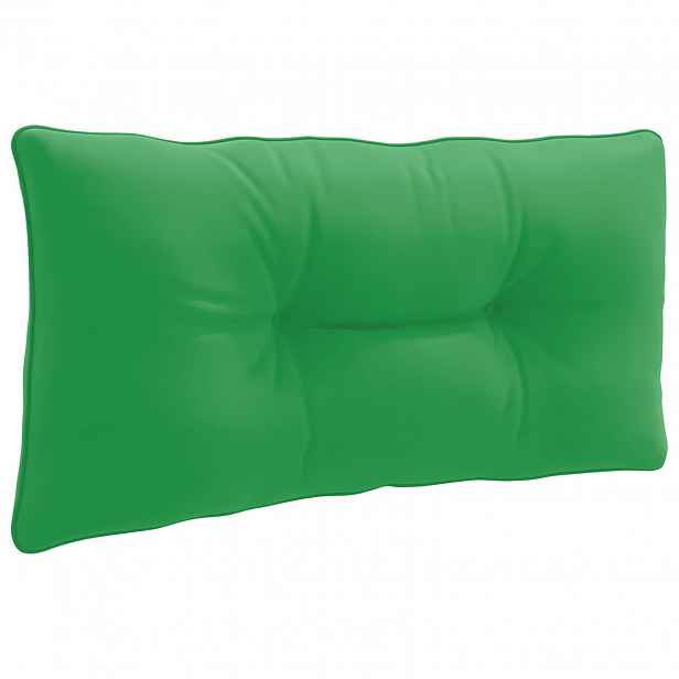 vidaXL Zádový polstr PUTTEN 100% polyester Zelená 80 x 40 x 10 cm