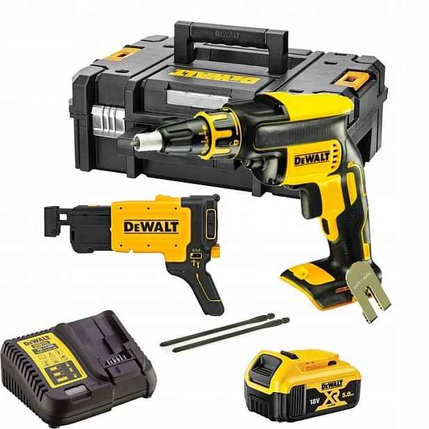 Dewalt DCF620P1 Aku Šroubovák Na Sádrokarton 18V 1x5Ah