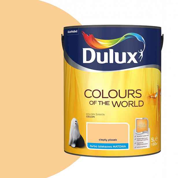Dulux Barva Barvy světa 5L Teplý písek
