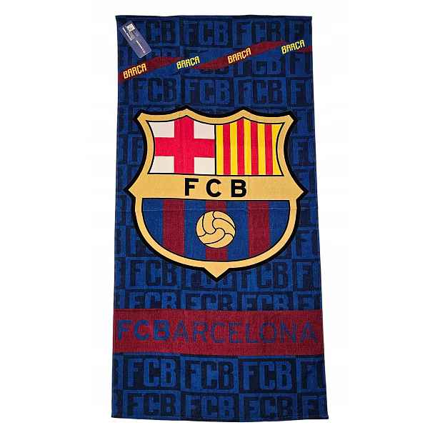 Fc Barcelona Koupací ručník 70 X 140 Bavlna Barca Lewandowski Szczęsny