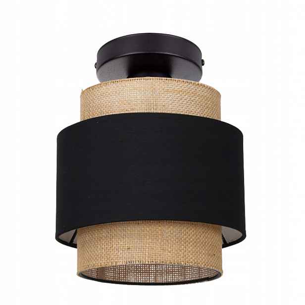 Stropní Boho Lampa Stropní Svítidlo Jutová Skandinávská