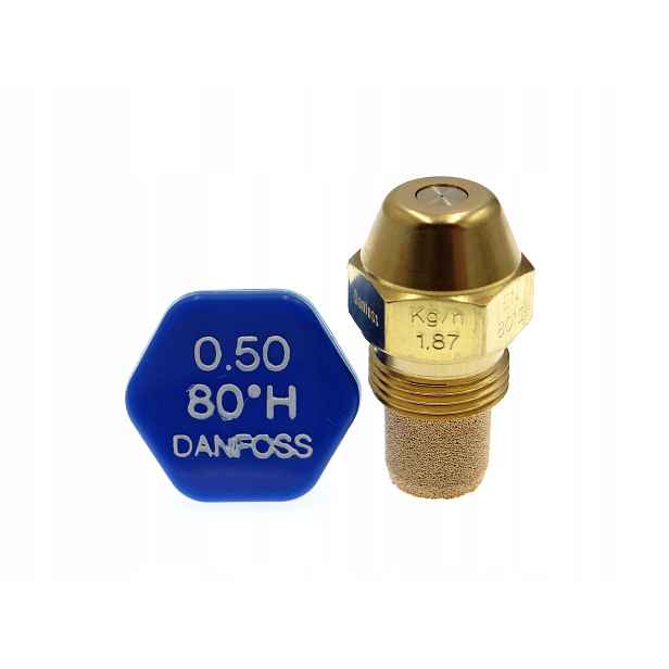 Tryska Danfoss pro olejové hořáky 0,50 USgal/h 80°H 1,87 Kg/h