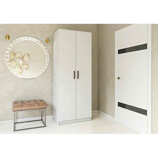 Casarredo Šatní skříň SIMPLE 80 white nymphea alba