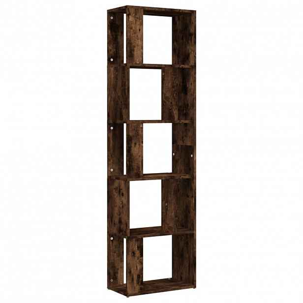 vidaXL Knihovna kouřový dub 45 x 24 x 160 cm kompozitní dřevo