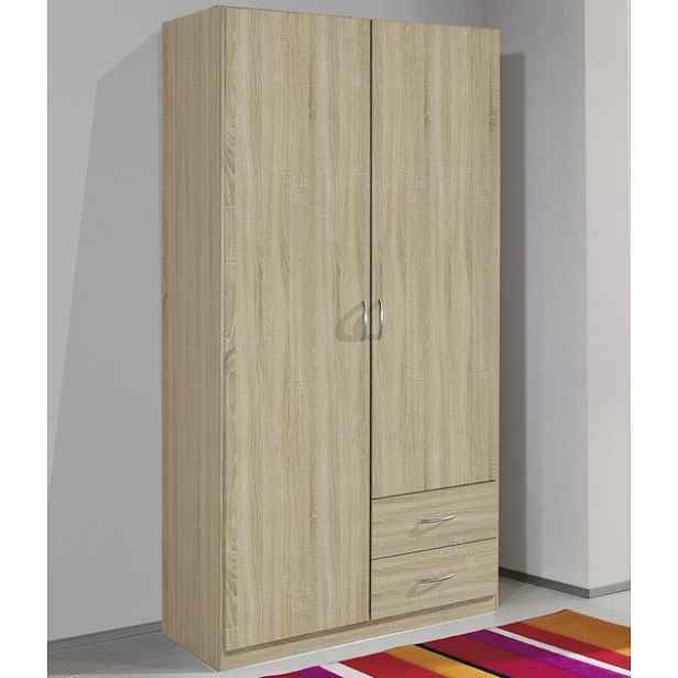 Šatní skříň Case, 91 cm, dub sonoma