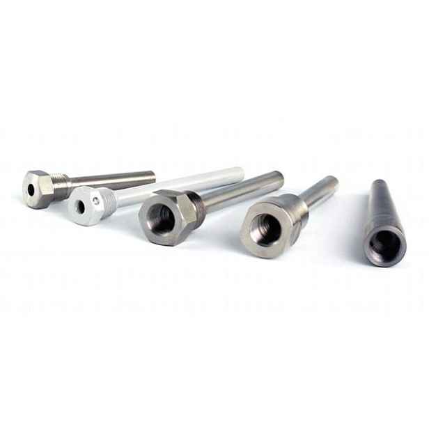 Jímka k teploměru lakovaná ocel 165 mm