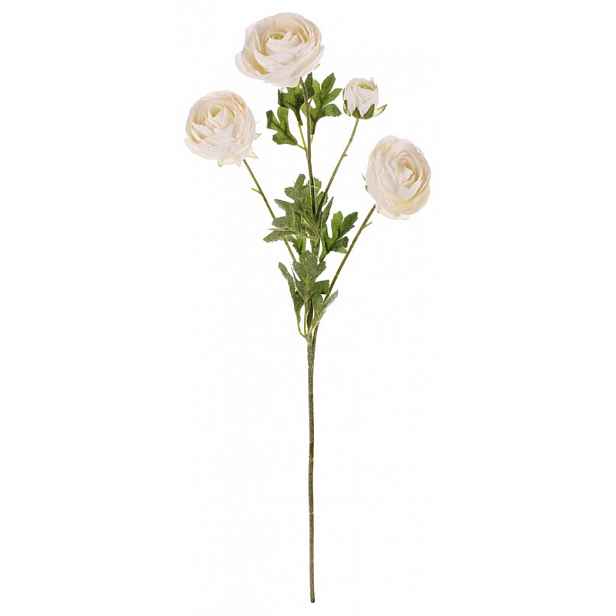 Umělá květina Pivoňka 70 cm, krémová