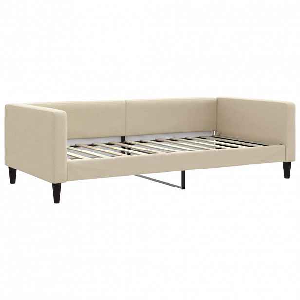 vidaXL Válenda krémová 100 x 200 cm textil