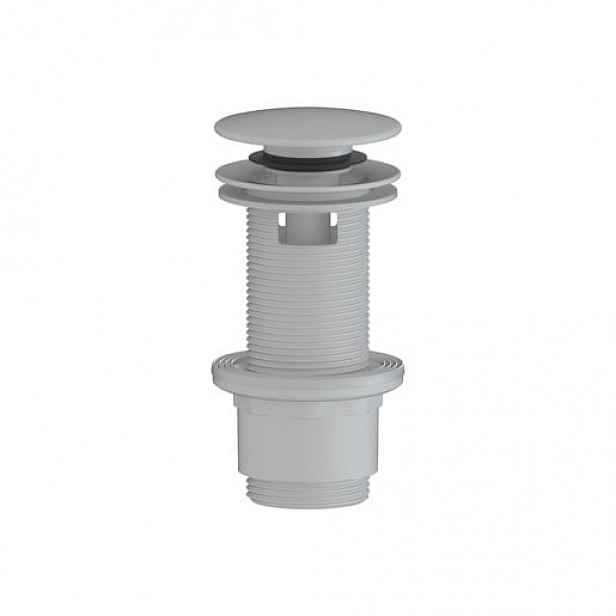 Výpust k umyvadlu 5/4 SAT bílá matná plast zkracovatelný click clack SATAUCCXBM