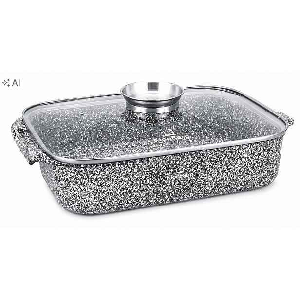 Zapékací Mísa s víkem Aroma Knob 6 l pro troubu KlönBerg