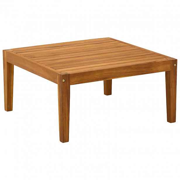 vidaXL Zahradní stůl Masivní akátové dřevo Přírodní 60 x 60 x 30 cm