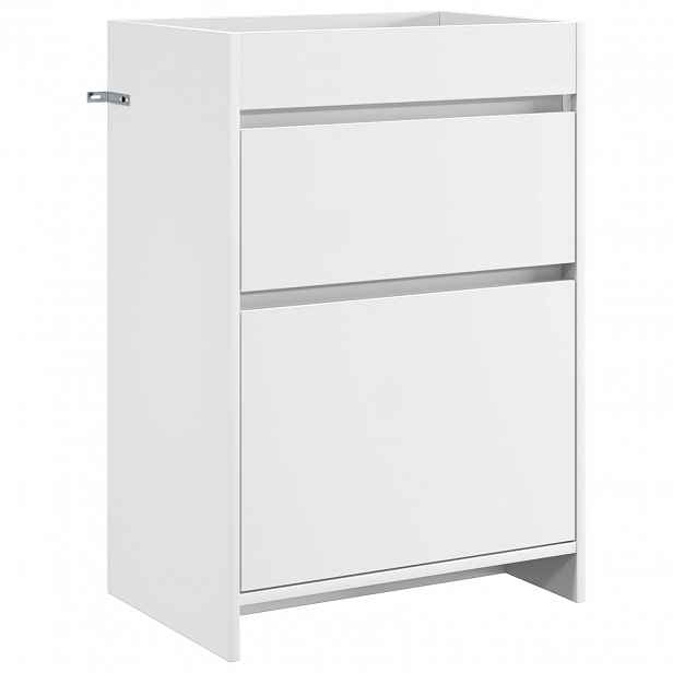 vidaXL Koupelnová skříňka pod umyvadlo Bílá 56 x 37,5 x 81 cm