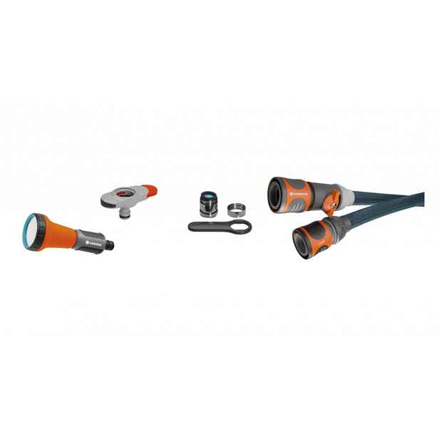 Gardena - Zahradní textilní hadice Liano Xtreme 13 mm, s adaptérem pro vodovodní baterie a příslušenstvím, 10 m 18490-20