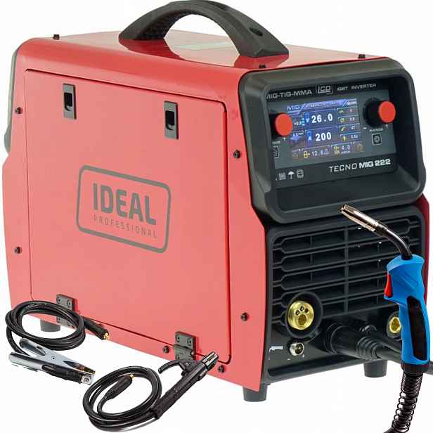 ideal 222 LCD Mig Tig Mma Synergie Vrd Alu