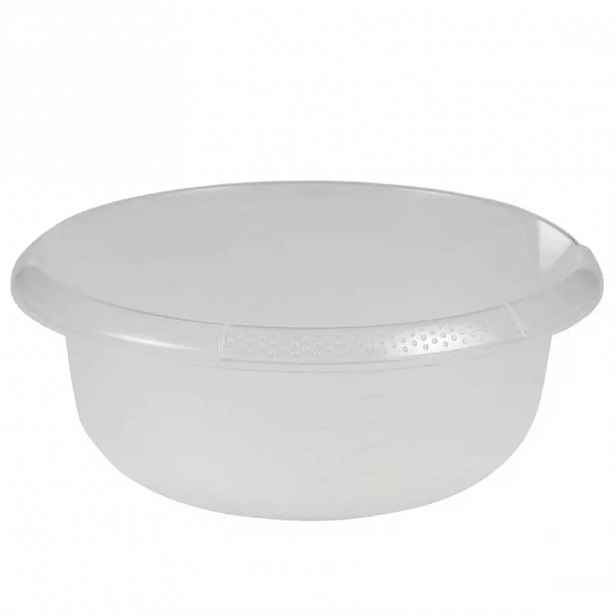 Mísa s výlevkou kulatá přírodní (transparentní) 28x11 3,5 l