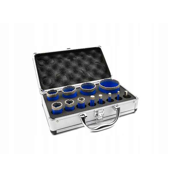 Sada děrovaček Geko G65101 6-68 mm 12 kusů Korunky