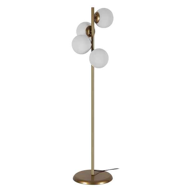 Stojací lampa ve zlaté barvě Squid Lighting Owl, výška 130 cm