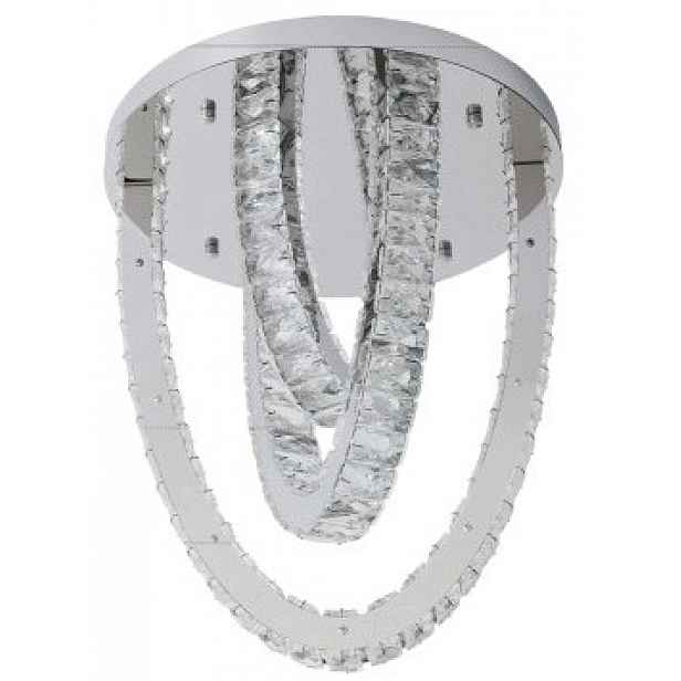 stropní svítidlo Led 39W Křišťál K9 3 Barvy Světla 40 CM Glamour Moderní