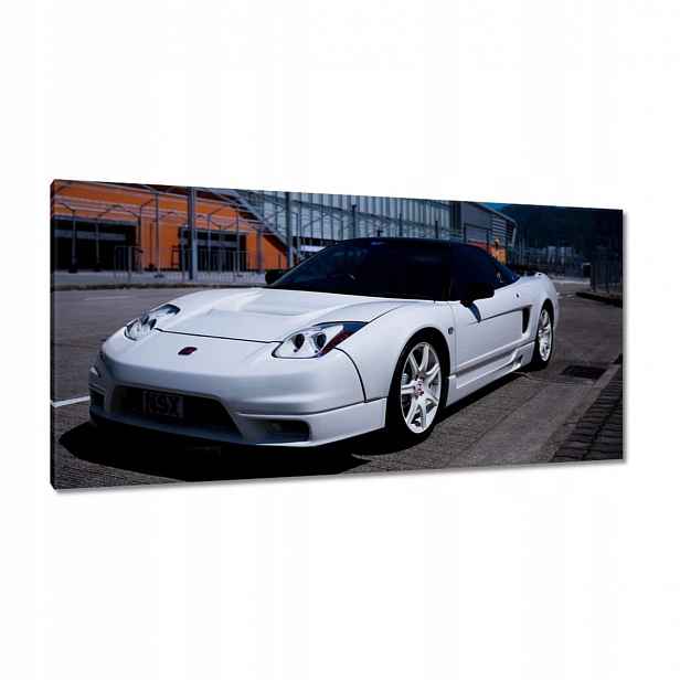 Obrazy 115x55 Honda Nsx Bílý automobil