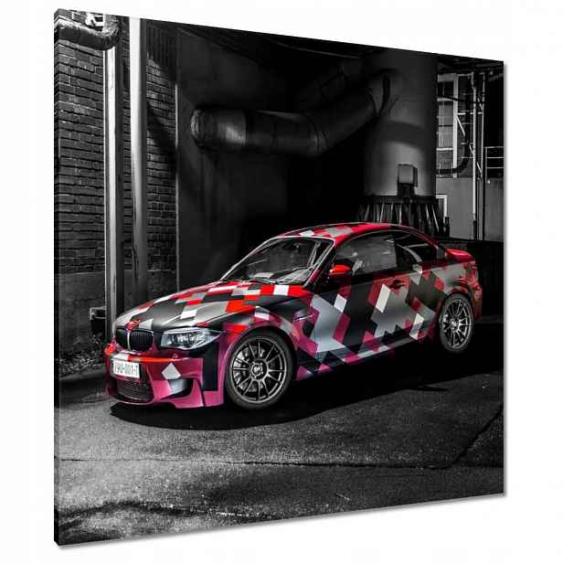 Obrazy 90x90 Červené Bmw