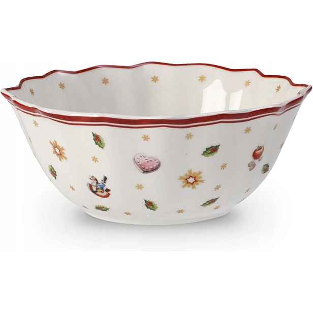 Porcelánová Vánoční Miska Malá, Vícebarevná, Na Dezerty