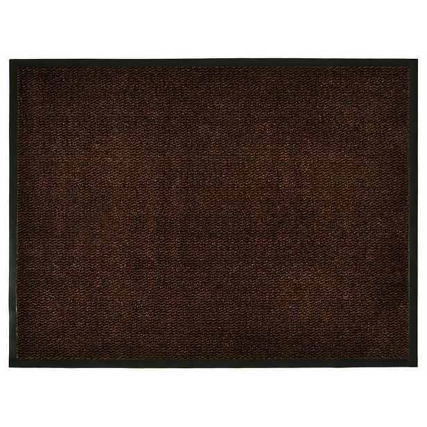 Protiskluzová rohožka 92 x 120 cm, podložka pod dveře na gumě s ranetem