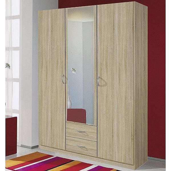 Šatní skříň Case, 136 cm, dub sonoma