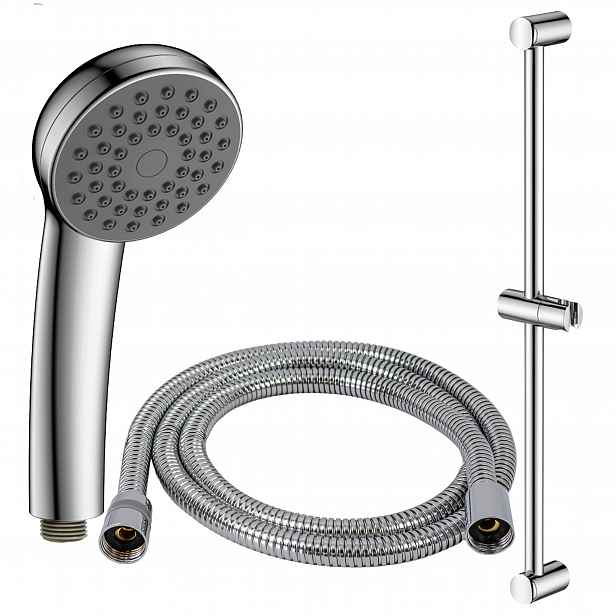 Sprchový set sprchová hlavice hadice 150 cm, chrom