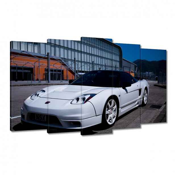 Obrazy 100x60 Honda Nsx Bílý automobil