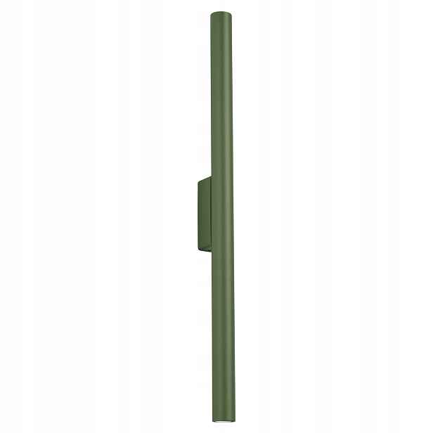 Sollux Moderní nástěnné svítidlo Pastelo Olivová tuba 50 cm 2xG9