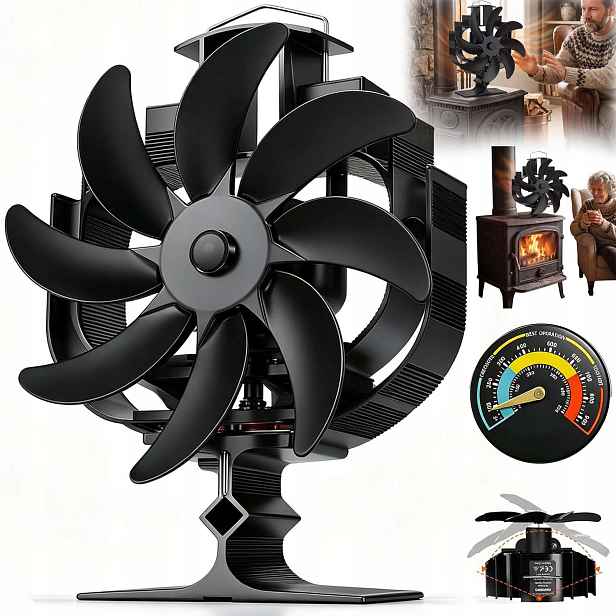 Krbový Ventilátor Poháněný Teplem, Ventilátor Pecí, Trubky Pecí