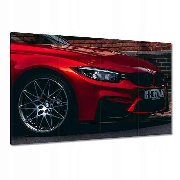Obrazy 120x80 Červené Bmw Auto