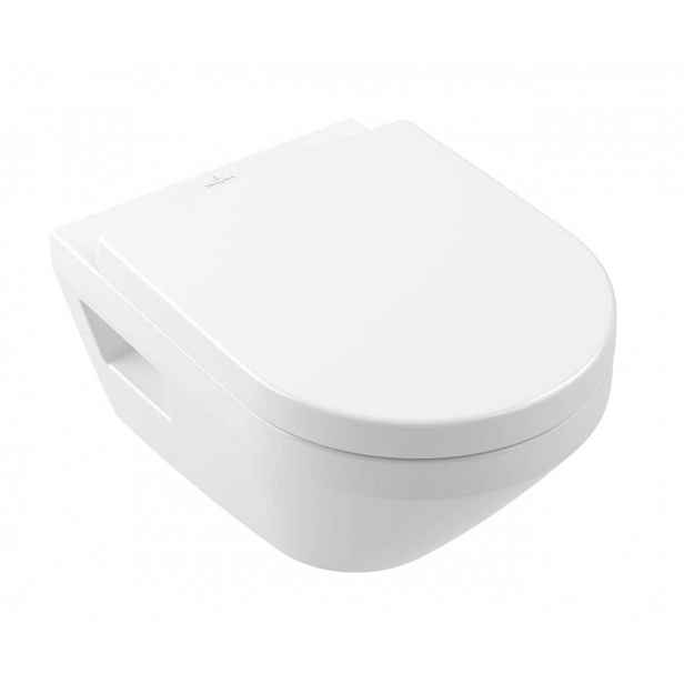 Villeroy & Boch Architectura - Závěsné WC se sedátkem SoftClosing, TwistFlush, CeramicPlus, alpská bílá 5684CLR1
