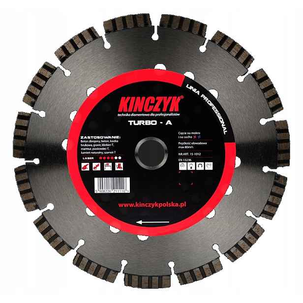 Diamantový Kotouč Na Řezání Betonu Turbo-a 125 mm Kinczyk