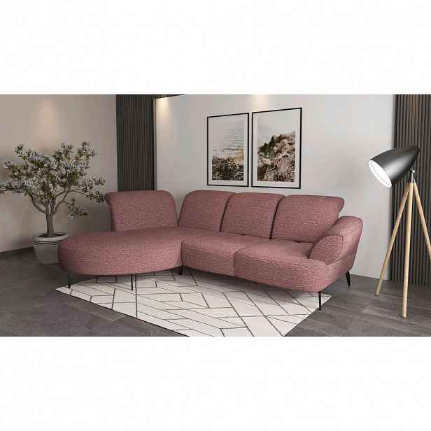 Sit & More ROHOVÁ SEDAČKA, textil, lilková