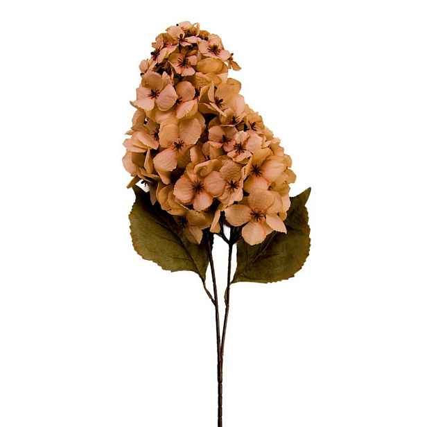 Dekorace umělá květina hortenzie s efektem sušeného květu - 12*12*90 cm Clayre & Eef