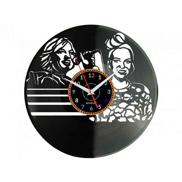 Sia Dárek Originální dekorace do domu Hodiny z vinylové desky