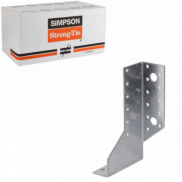 Dělené věšáky na nosníky 158 mm 2 mm 50 ks Pravé Simpson SDED380/30