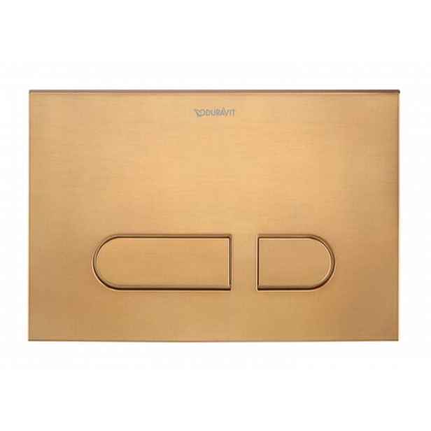 Duravit DuraSystem - Ovládání splachování, kartáčovaný bronz WD5012044000