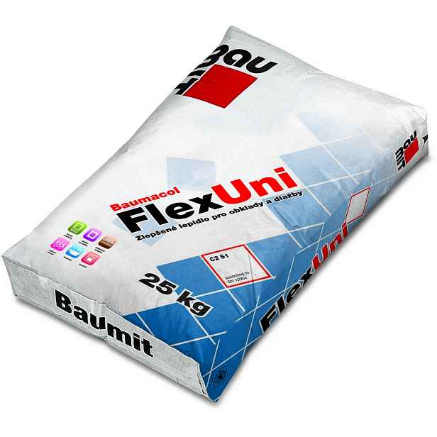 Lepidlo cementové C2T S1 Baumit Baumacol FlexUni 25 kg