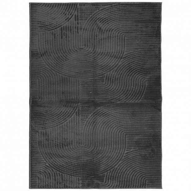 vidaXL Koberec IZA krátký vlas skandinávský vzhled antracit 200x280 cm