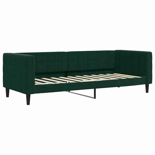vidaXL Válenda tmavě zelená 80 x 200 cm samet