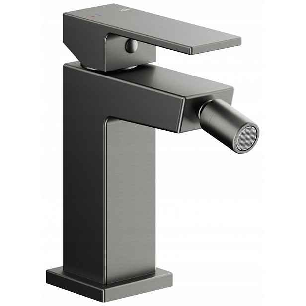 Kfa Stojánková Bidetová Baterie Logon, Gun Metal Grey Pvd Click Clack